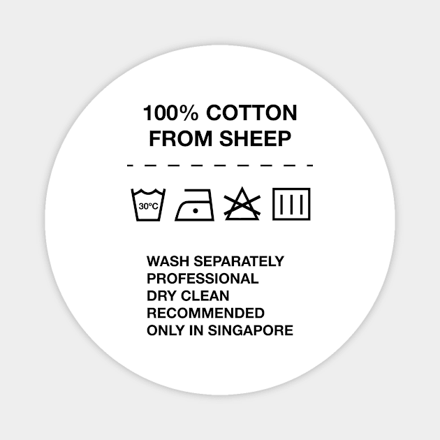 100% Cotton from Sheep Magnet by OrtegaSG